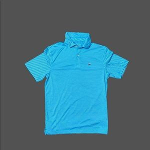 Vineyard vines teal performance polo.